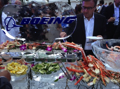 Boeing's hospitality reception at the 71st general meeting of the International Air Transport Association (IATA), June 2015, Miami, Florida.